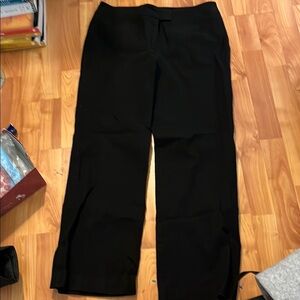 Chico's Classic Black Women's Pants Size 2  Flat Front